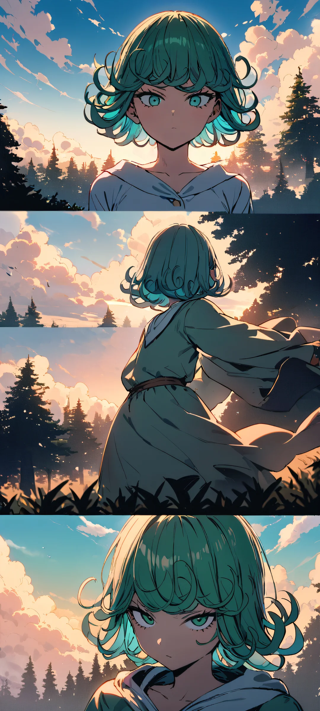 A serene forest landscape with a majestic tree, perfectly centered on an iPhone/Android home screen.