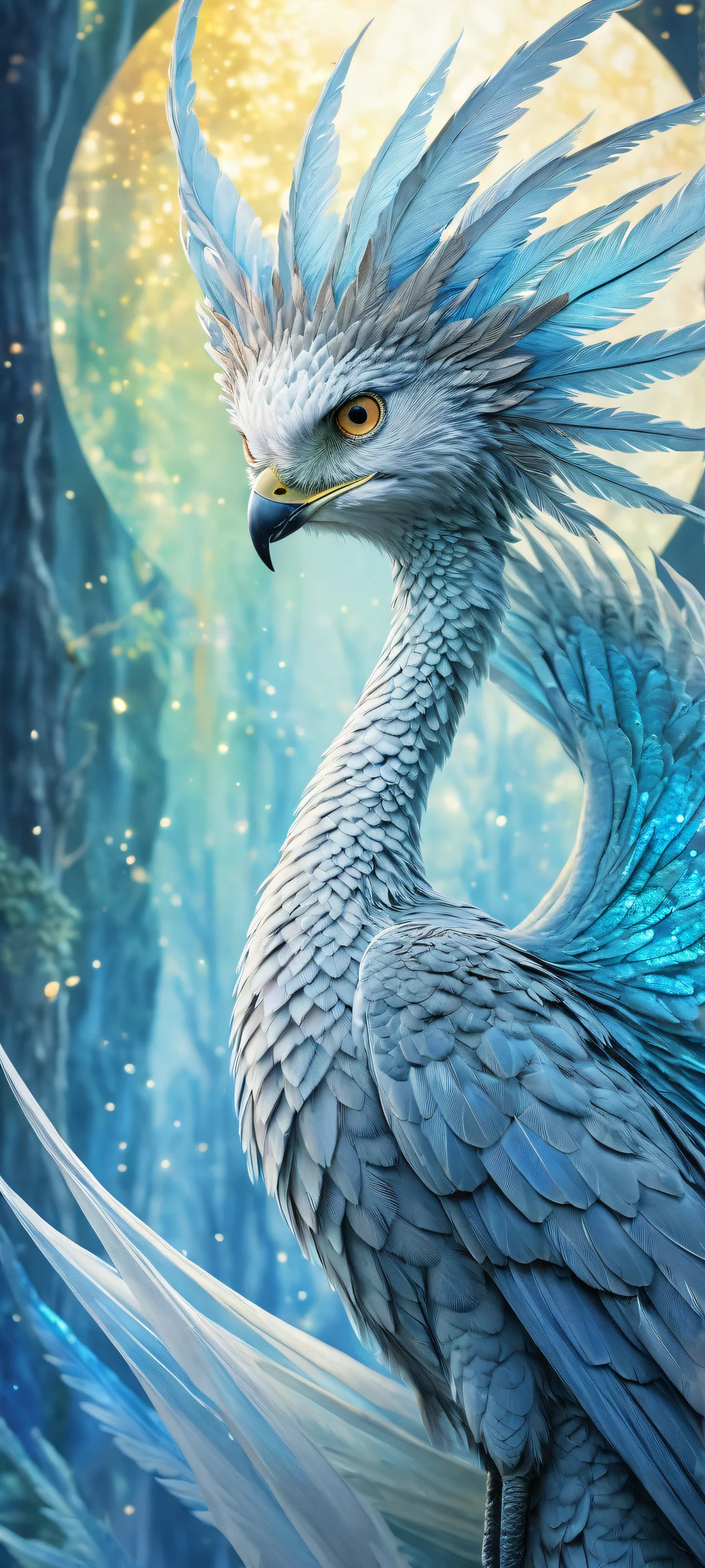 iPhone and Android users can now decorate their home screens with this breathtaking digital art featuring whimsical creatures, mystical realms, and radiant colors.