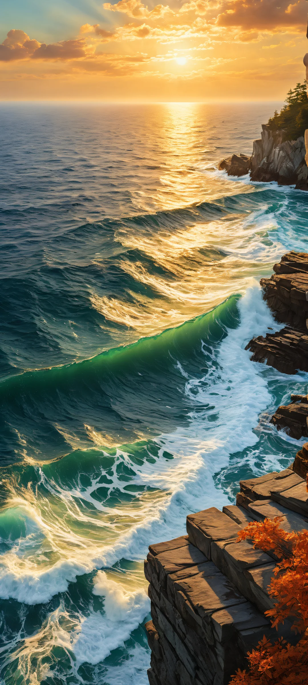 iPhone/Android compatible digital art of a classical oil painting-inspired whirlpool, with intricate micro-details and award-winning execution.