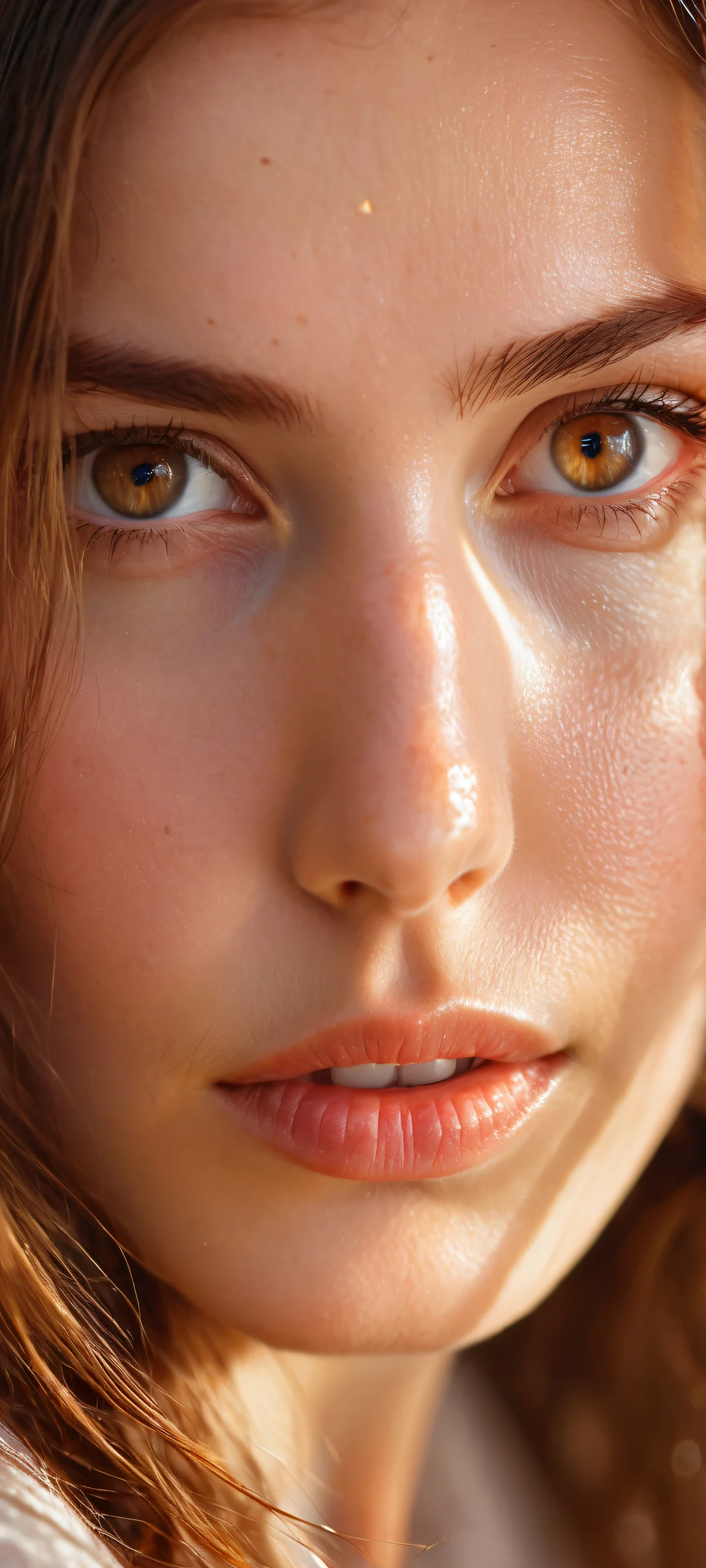 Whispers of Serenity 2K QHD Mobile Wallpaperparfaitement optimisé pour les écrans d'accueil iPhone/Android A beautiful young woman with intricate details, perfectly optimized for iPhone/Android home screens.