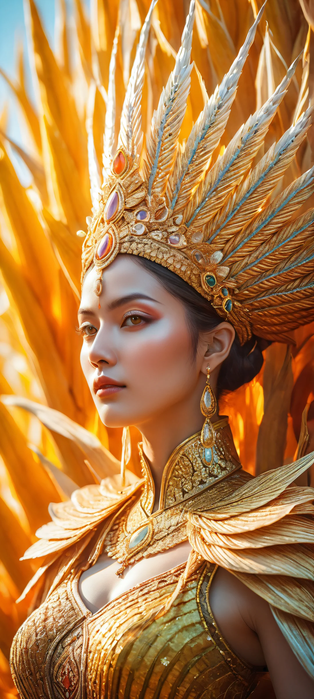 Magical creatures against a vast, pure void background on iPhone/Android home screens.