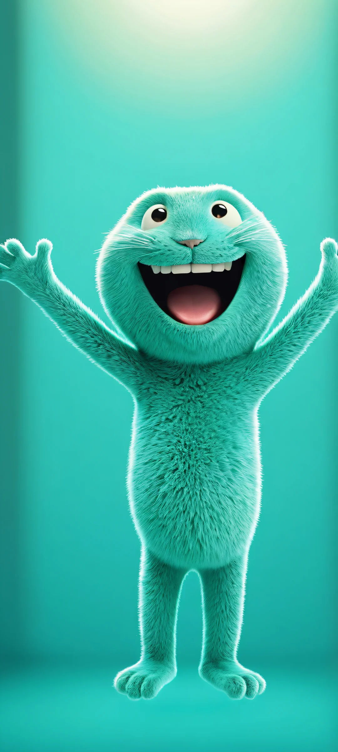 A vibrant portrait of Wubbzy on iPhone/Android, showcasing intricate micro-details and ethereal lighting.