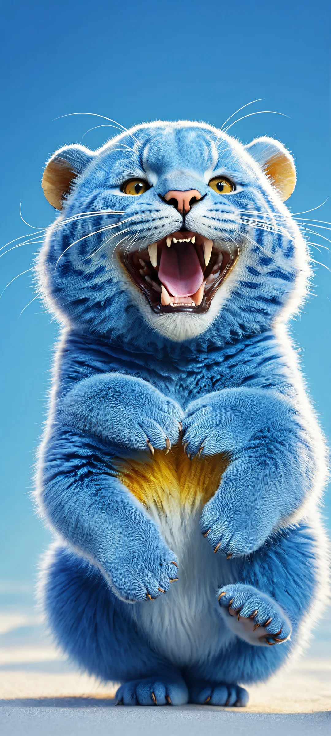 iPhone/Android artwork featuring Wubbzy in a peaceful landscape with intricate details, perfectly optimized for home screens.