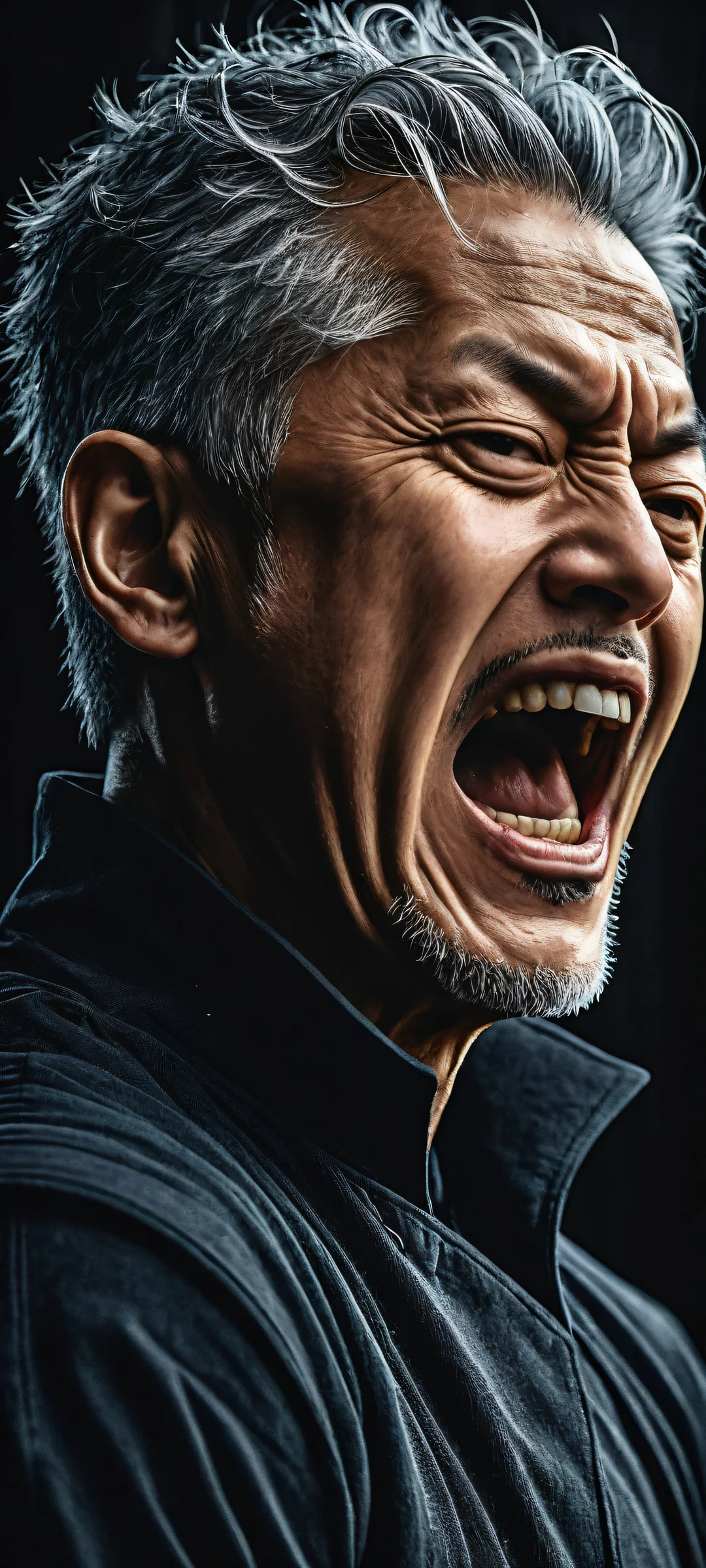 Breathtaking portrait of Yuji Itadori in a dramatic clash, perfeitamente otimizado para telas iniciais de iPhone e Android.